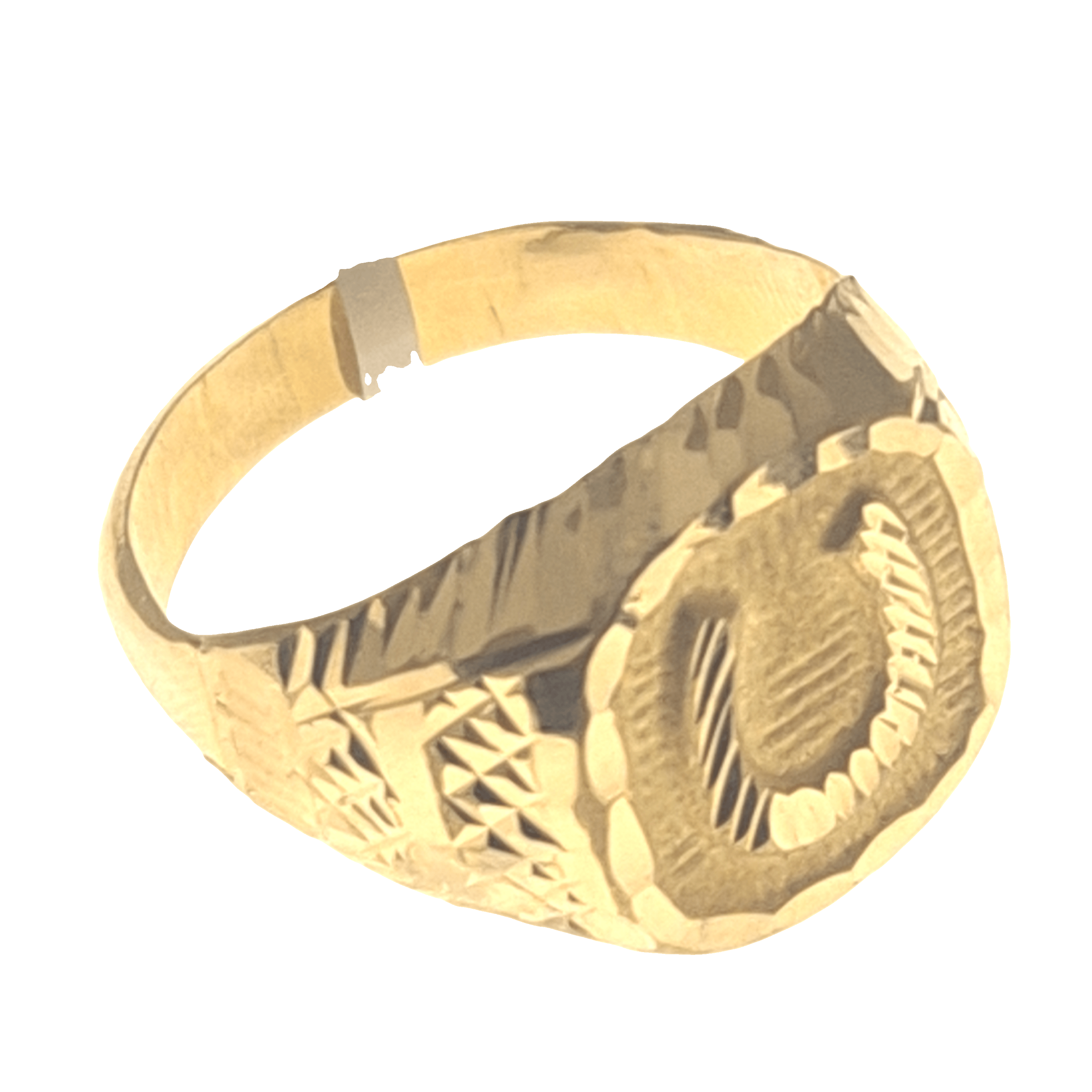 Horse Shoe Men’s Ring – Bold Symbol of Strength & Fortune